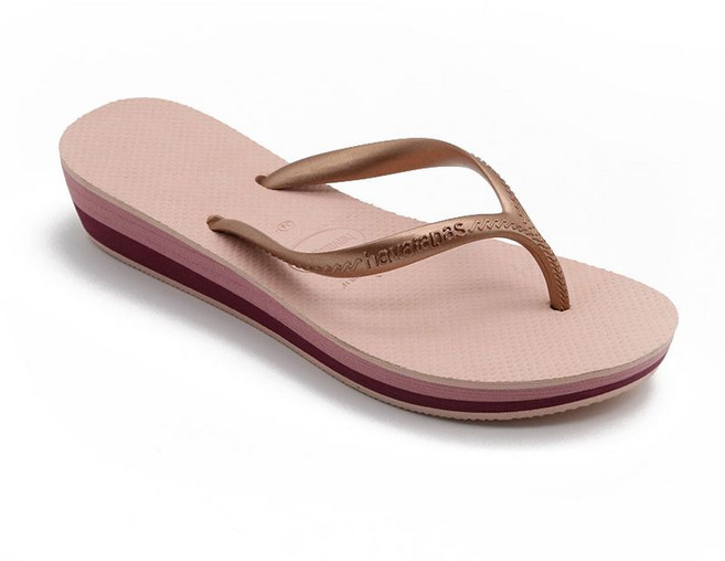 키높이 쪼리 하바이아나스 비치 여성 브라질 슬리퍼