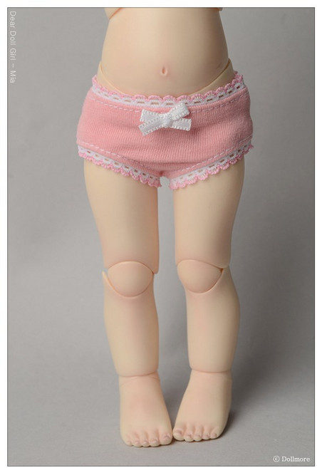 Dear Doll Size - Mono Panty (S.Pink) 1/6 BJD 사방스판원단으로 제작된 귀여운 팬티, 1개, pink