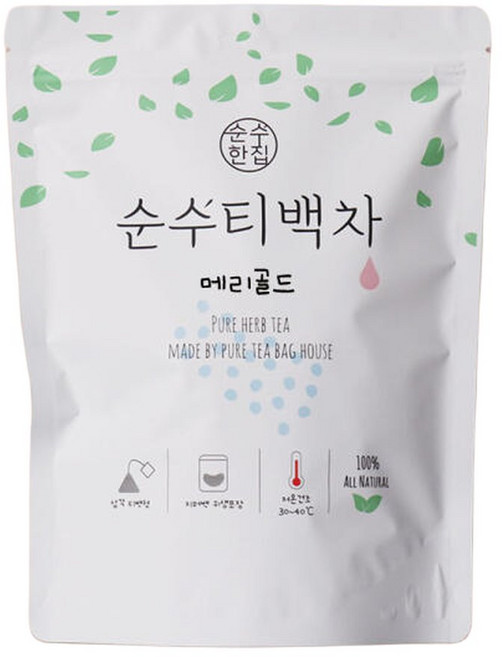 메리골드 티백 100개입 마리골드 꽃차 꽃잎차 금잔화, 1.2g, 1개