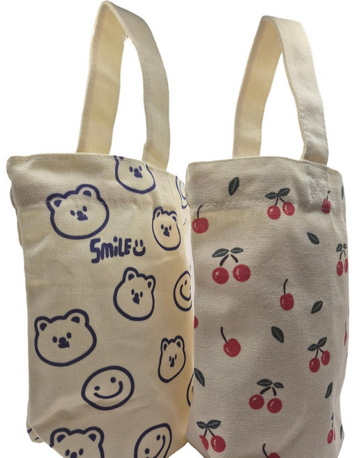 제이쿤 텀블러 파우치 물병가방 미니 에코백