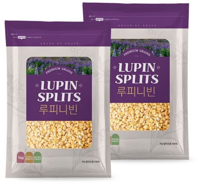고대곡물 호주산 루피니빈, 2개, 1kg