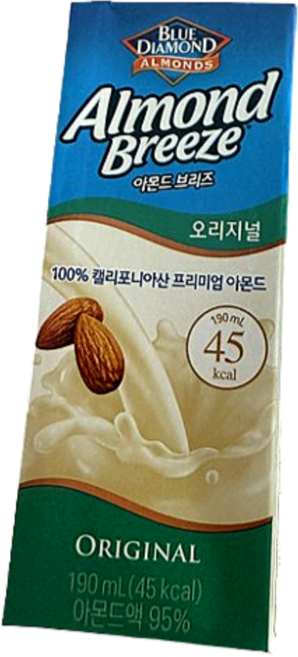 원하프아몬드브리즈 190ML매일-2개, 190ml, 2개