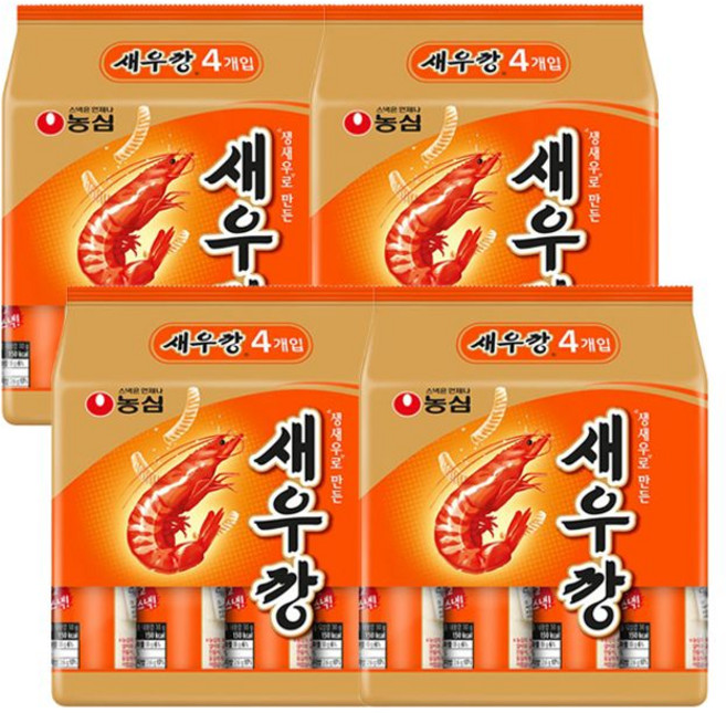 농심 새우깡 미니팩, 16개, 30g