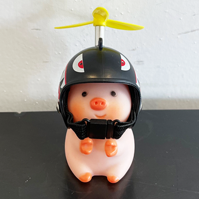 꿀꿀이 러버덕 풀세트 18종 오리벨 후미등 바이크 자전거 오토바이후미등 헬멧 프로펠러 어린이집 유치원 생일답례품, 1.샤크꿀꿀이, 1개