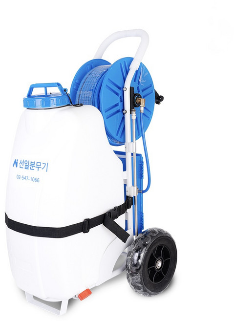 본사직영_2년 무상보증 선일분무기 45리터 밀차형 충전식 전동 자동 분무기 SI-45LW, 1개