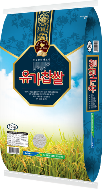 찹쌀10kg(유가찹쌀) 다복찰 2025년산 햅쌀, 1개