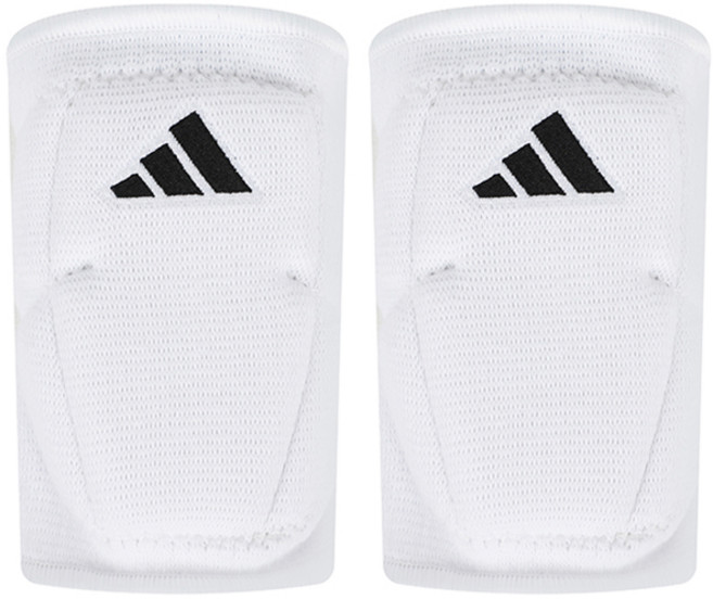 아디다스 주니어 배구 무릎 보호대 5INCH 발리볼 니패드 화이트-블랙 로고, 상세설명참조, L, 1개