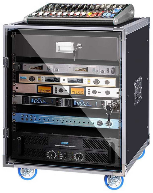 앰프케이스 음향장비 캐비넷 행사용 선반 홈 캐비닛 항공 박스 오디오 장비 야외, E (사진참조)