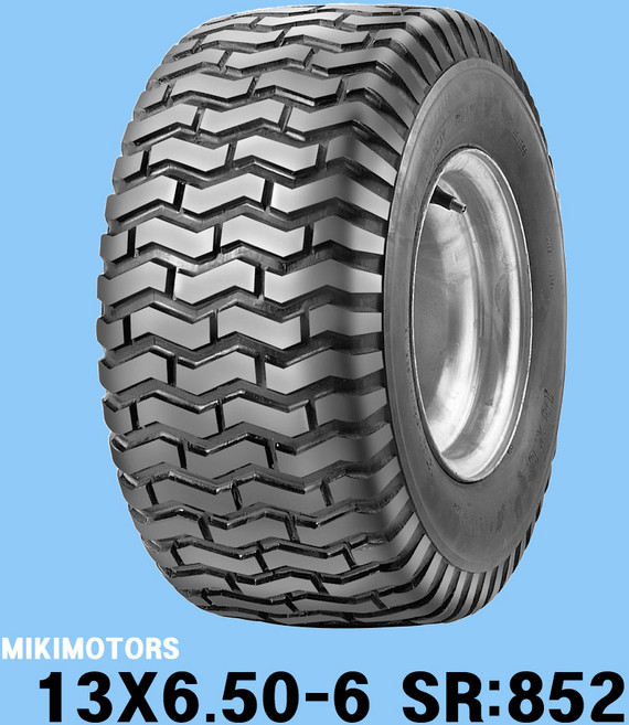 SHINKO GOIF CAR TIRES 신흥 씬코 신코타이어 카트 골프카트 골프차 6인치 13X650-6 13/6.50-6 타이어 13X6.50-6 4PR T/L SR852, 1개