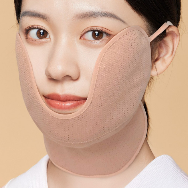 자외선차단 볼마스크 넥커버형 골프 볼가리개 기미out, 스킨, 1개