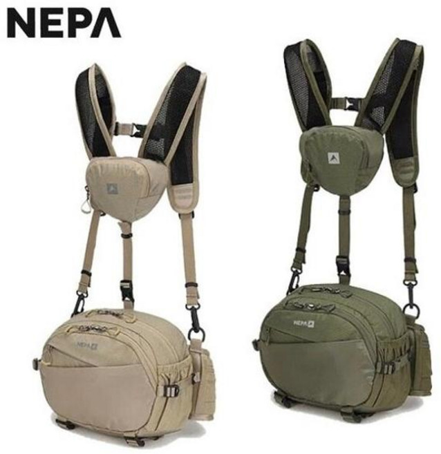 네파_NEPA_25년신상 힙색과 배낭의 장점을 조합한 배낭형 힙색 포르테 2WAY 백팩 _7LC7511, 000, A.샌드(J08)