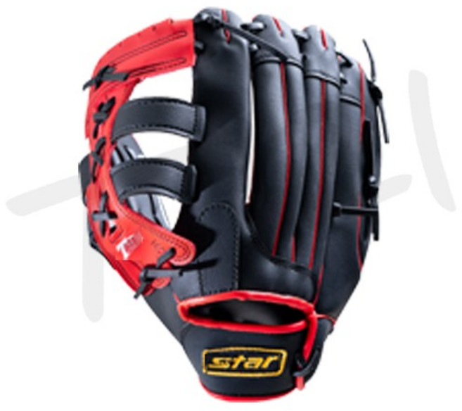 스타스포츠 티볼 글러브 WXG1000L, 좌투_블랙레드(왼손잡이용), 1개
