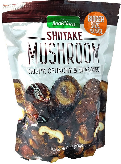SNAK YARD 크런치 야채칩 표고버섯 칩 300g SHIITAKE MUSHROOM CHIPS, 2개