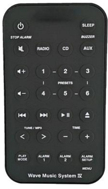 Bose Wave 다용도 TV 라디오 DVD 음악 시스템 컨트롤러용 교체용 CD 플레이어 홈 미디어 유용한 오디오 리모컨, 한개옵션1, 01 Wave Music System IV, 한개옵션2