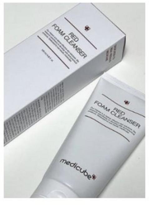 메디큐브 레드 아크네 폼클렌징 120ml 2개, 레드폼클렌저2개 (+패드4매증정)