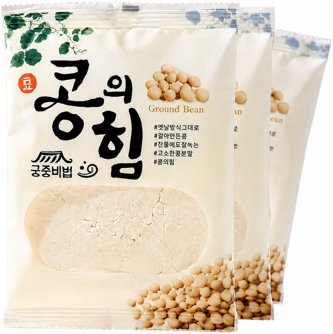 콩의힘 [본사직영] 콩국수용 콩가루 70gx7개입 7인분, 3개, 490g