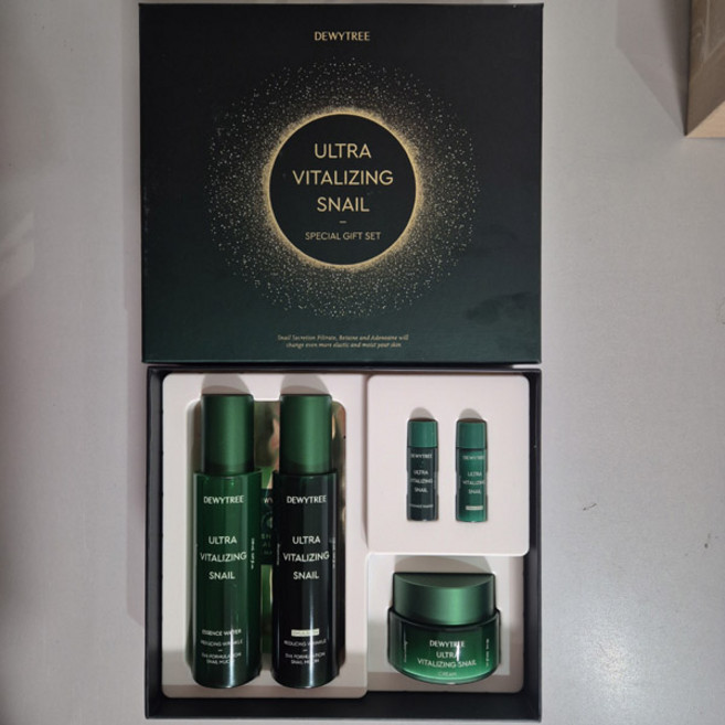 듀이트리 울트라 바이탈라이징 스네일 스페셜 기프트 3종 세트 크림 에센스 에멀전, 3개