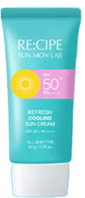 레시피선몬랩 리프레시쿨링 선크림 50 g, 기본선택, 50g, 1개