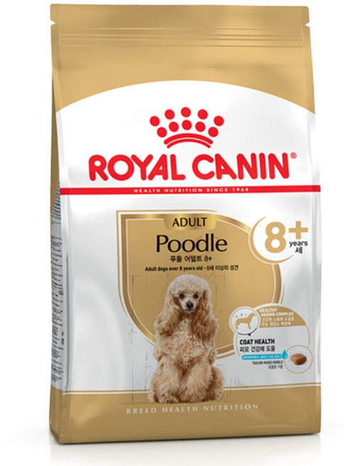 로얄캐닌 강아지사료 푸들 어덜트 8세이상 1.5kg 피모관리 건식사료, 1개