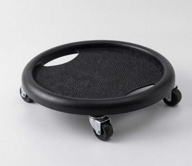 휘경삼 복근 슬라이딩 플레이트 29 x 29 x 8.5 cm, 1개, 검은색