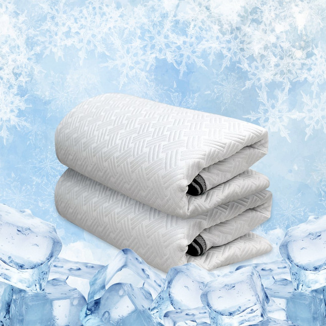 휴문 냉감 쿨토퍼 매트리스 커버 여름용, 6cm