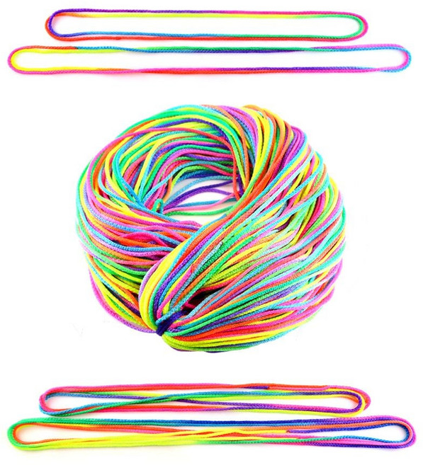 실뜨기/실뜨기실/실뜨기놀이/무지개실뜨기_ 20259766EA, 실뜨기실 1.6m