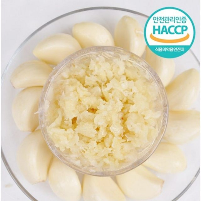 HACCP인증 국내가공 냉동 다진마늘, 1kg, 2개