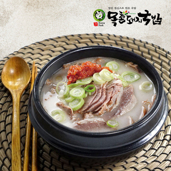 목촌돼지국밥 부산맛집 직배송 돼지국밥600g 8팩+2팩추가증정, 600g, 10개