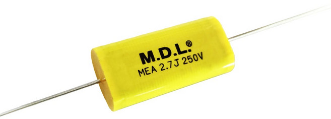 MEF(MEA) 2.0uF – 30uF 250V 金屬皮膜聚脂電容 圓扁形設計 穩定耐用 電子元件, 1個, 2.7uF250V 31*08*15mm