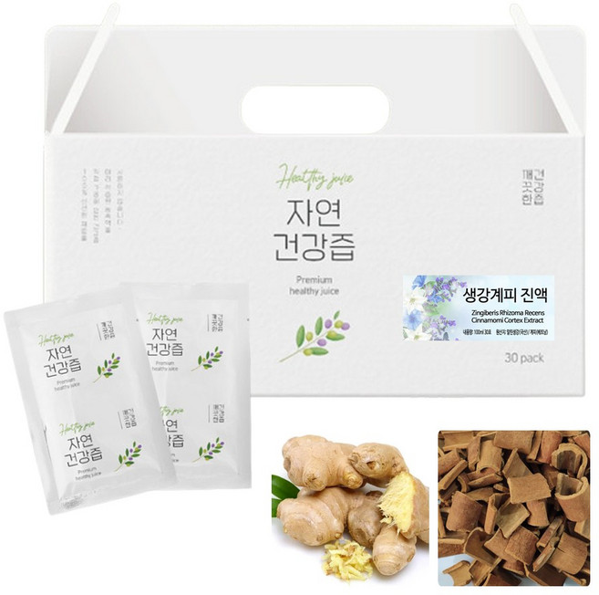 생강 계피 차 즙 건강즙 진액 엑기스 액기스 100ml 30개입, 100ml 30봉, 1개