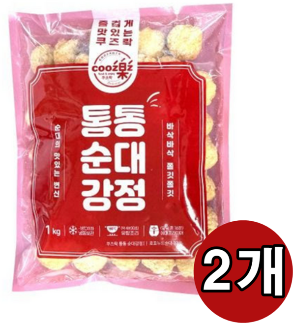 쿠즈락 통통 순대강정 1kg x 2개 순대튀김