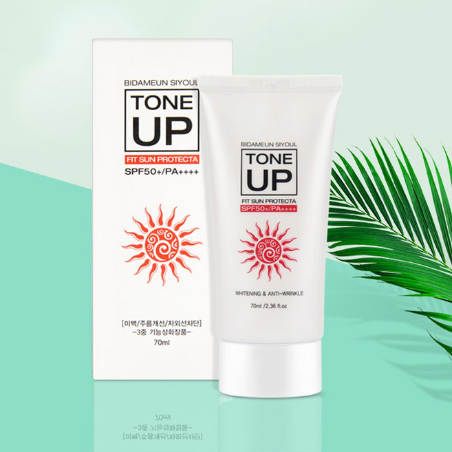 비담은 시율 톤업핏 선프로텍타 선크림 70ml SPF50+ PA++++, 1개