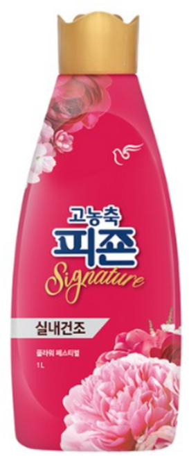 피죤 고농축 실내건조 시그니처 플라워페스티벌 섬유유연제 본품, 1L, 1개