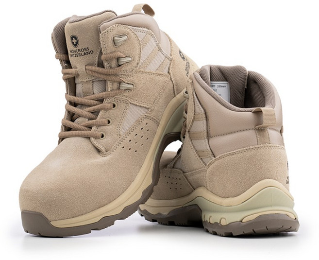 몽크로스 안전화 6인치 발편한 발볼넓은 미끄럼방지 사막화 작업화 리가드707 MC-707