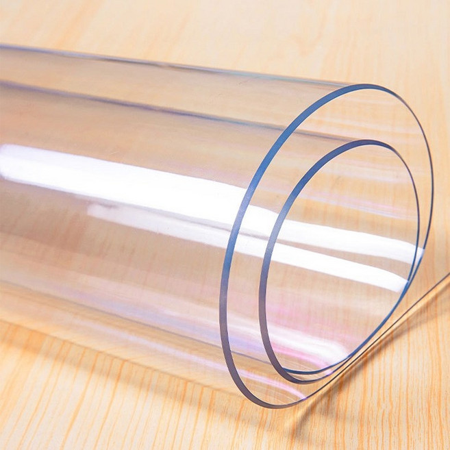 호밍사이 다기능 PVC 테이블 매트 유리대용 식탁 책상 식탁보, 1개, 800 x 1200 x 1mm, 투명