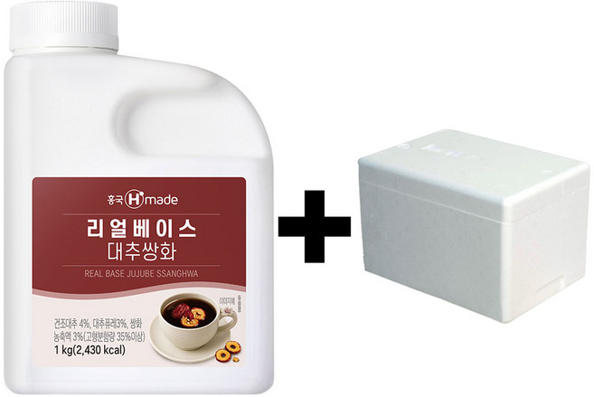 흥국 리얼베이스 대추쌍화 1kg (아이스박스 배송), 1개