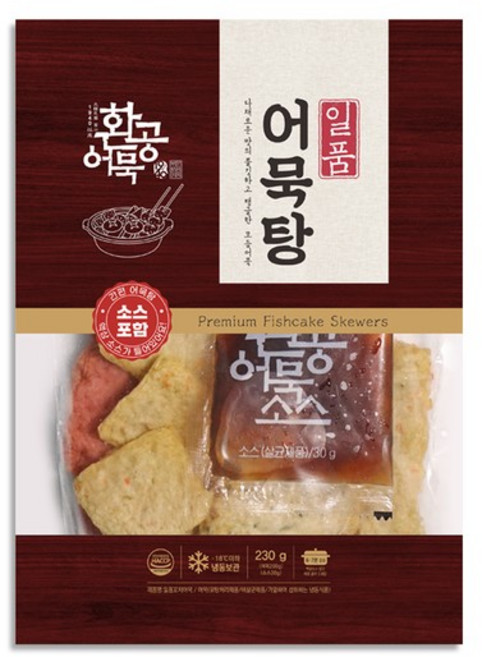 [더주] 80년 전통 환공어묵 일품 모듬 어묵탕 230g x 4개