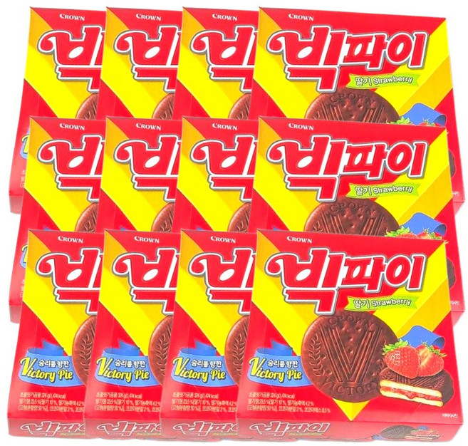 크라운 빅파이 324g X 12개입 박스 (대), 12개