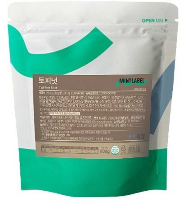 셀플러스 민트라벨 토피넛 파우더 800g, 1개, 1개입