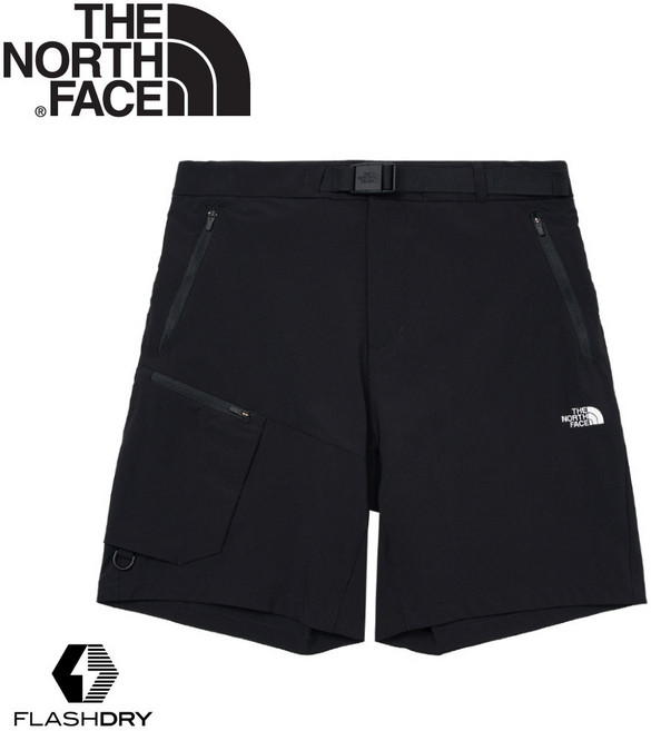 The North Face 男 涼感透氣休閒短褲 《黑》
