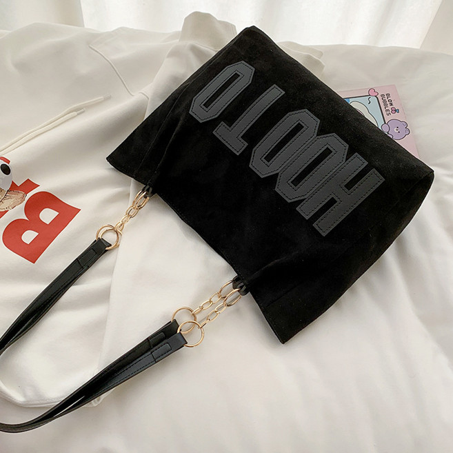 大學生上課單肩帆布包大包包女大容量新款秋季通勤托特大包