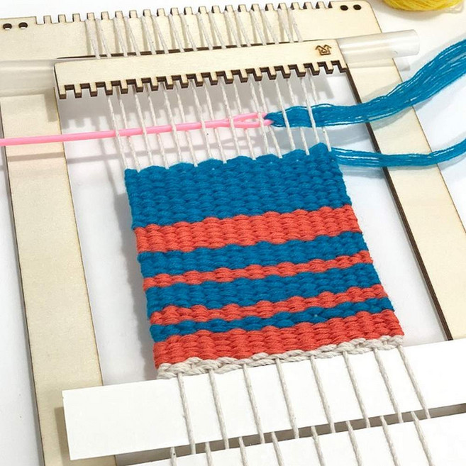 맘아트 실공예 핸드 위빙 키트 1826 위빙룸 직조틀 직조기, 단품