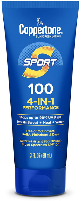 코퍼톤 SPF100 방수 선크림 3oz 여행용, 89ml, 1개
