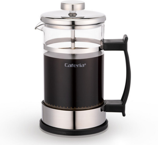 코맥 카페리아 뉴 프렌치프레스 600ml(CP4) 커피메이커 티메이커 우유거품기, 투명, 1개
