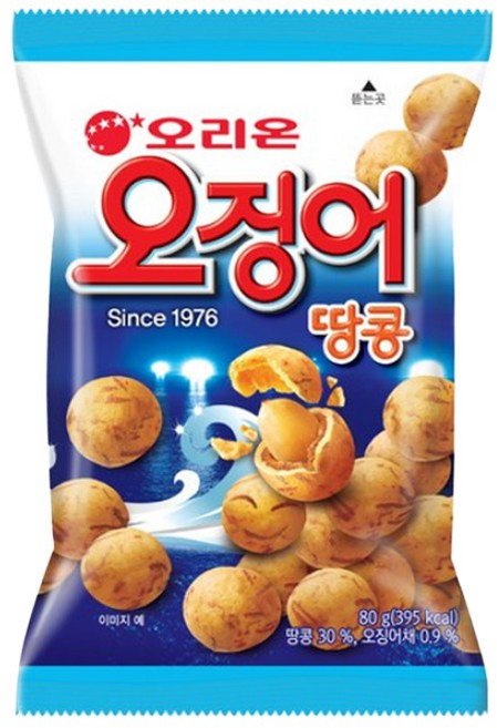 오리온 오징어 땅콩, 80g, 24개