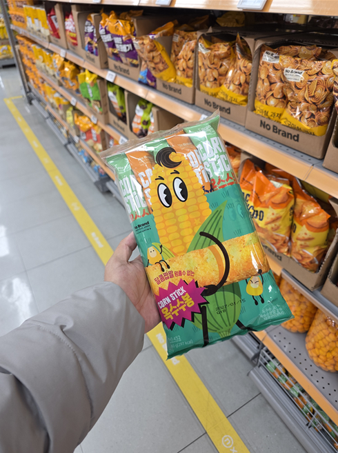 노브랜드 옥수수봉, 4개, 60g