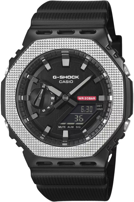 CASIO 卡西歐 G-SHOCK 男士金屬錶蓋運動手錶 GM-2100BM-1AJF