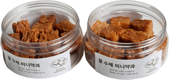 [조선상식] 수제 페스츄리 미니약과 꿀 장인 개성모약과 답례품, 1개, 160g