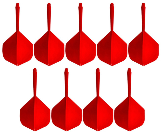 통합 다트 샤프트 및 플라이트 다트 및 플라이트 다트 샤프트 및 플라이트 콤보(2BA 스레드 직경 다트 배럴용), 빨간., 1개