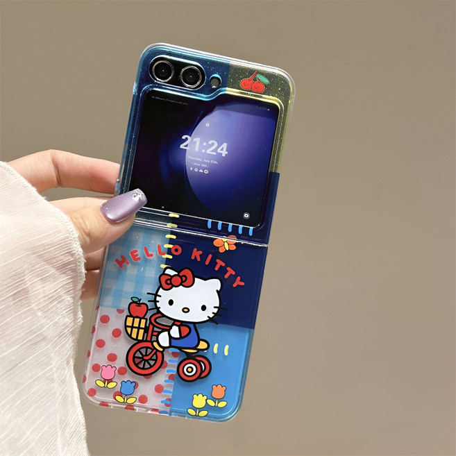 아펙시움 휴대폰 케이스 갤럭시 z플립7 z플립5 z플립6 팝콘 캣 핸드폰케이스